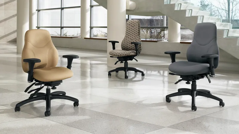 Ergonomic task chairs, manufacturer photo