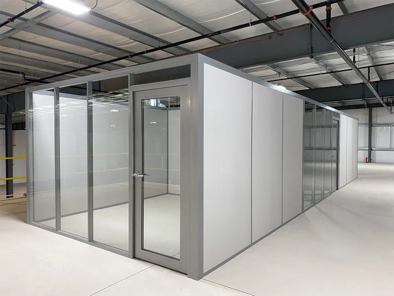 Freestanding modular offices, manufacturer photo