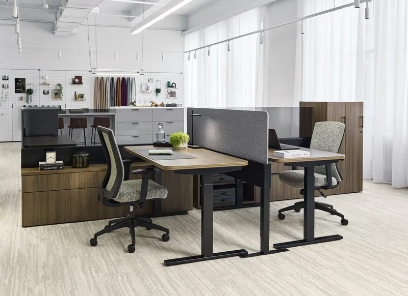 Height-adjustable desks, manufacturer photo