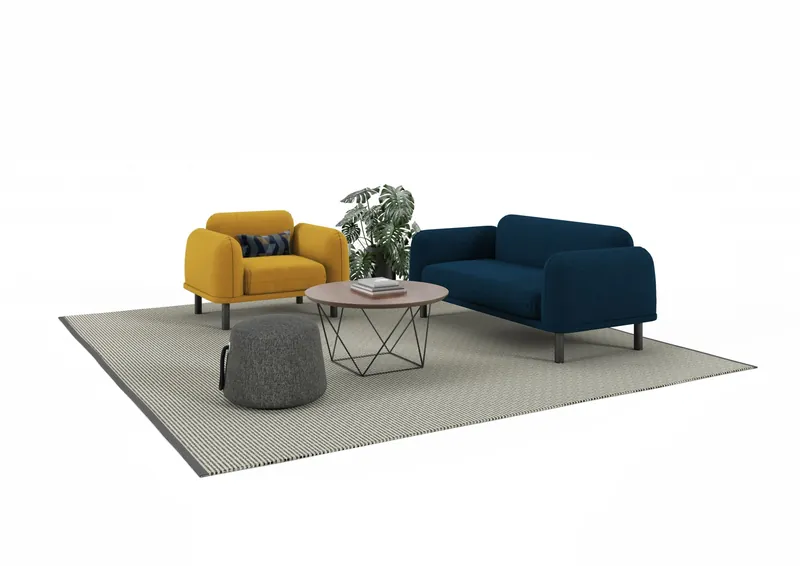 Lounge chair and sofa, manufacturer photo
