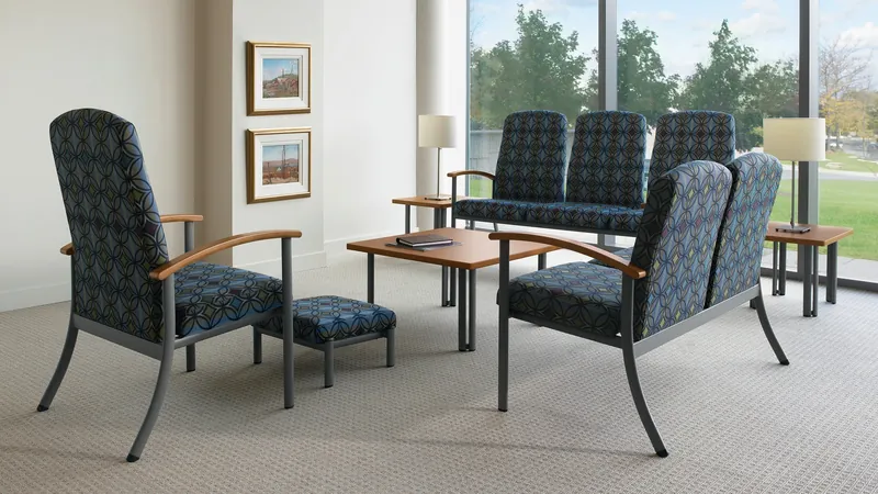 Lounge chairs and loveseat, manufacturer photo