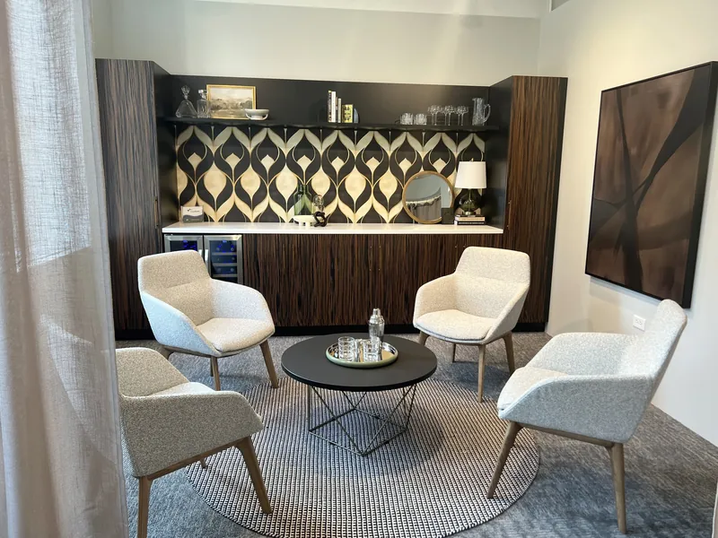 Lounge seating area, manufacturer photo