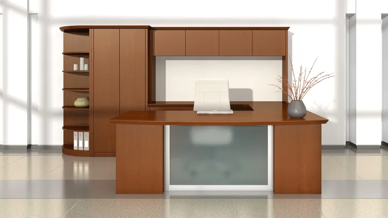 Private office desk, manufacturer photo