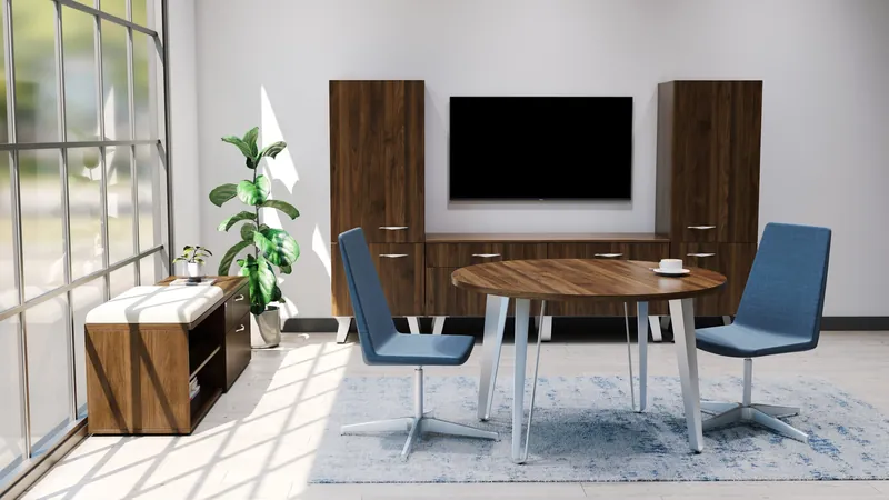 Round meeting table, manufacturer photo