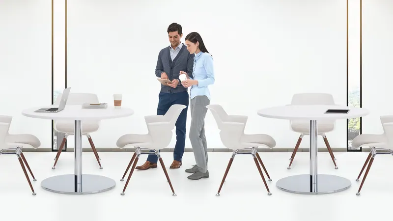 Standing huddle, manufacturer photo