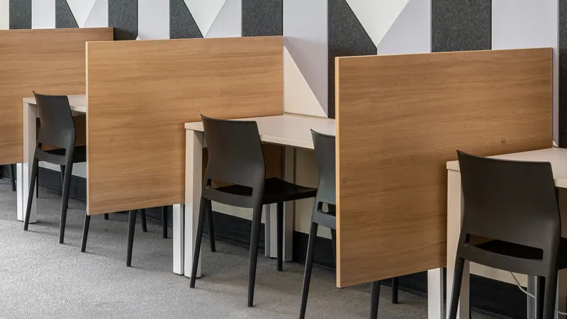 Study carrels, manufacturer photo