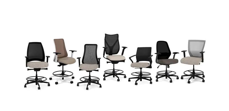 Task chairs and stools, manufacturer photo