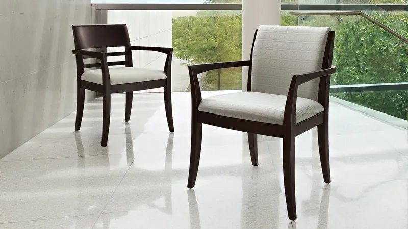Wood guest chairs, manufacturer photo